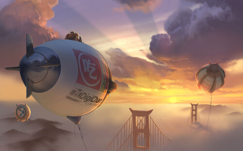 Robotics prodigy Hiro teams up with robot Baymax to save San Fransokyo in Walt Disney Animation Stud