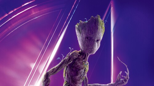 avengers infinity war 7680x4320 groot 8k 17942