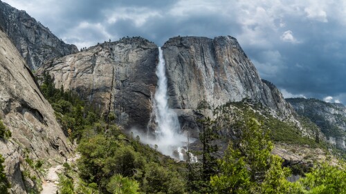 yosemite 7680x4320 5k 4k wallpaper 8k forest osx apple waterfall 177