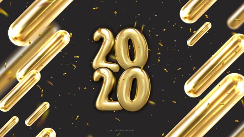 new year 2020 7680x4320 christmas poster 8k 20912