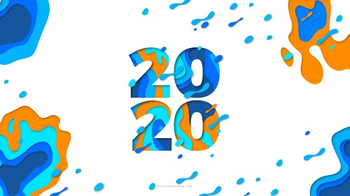 new year 2020 7680x4320 christmas poster 8k 20913