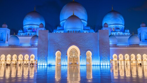 sheikh zayed mosque 7680x4320 abu dhabi night 8k 16652