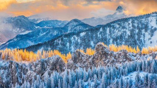 20221124@令人惊叹的山顶美景 坎彭万德山，基姆高地区阿绍，德国巴伐利亚州