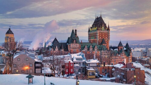 20230203@冬天的乐趣 费尔蒙芳堤娜城堡酒店，魁北克省，加拿大