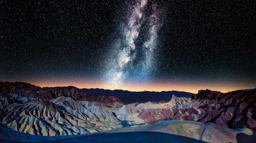 20230211@布满星星的天空 死亡谷扎布里斯基角上空的银河，美国加利福尼亚州