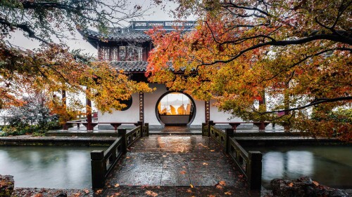 20220807@贴秋膘了吗？ 杭州西湖的古典中国园林