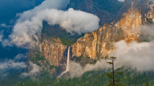 20221018@风之精灵 Bridalveil Fall, Yosemite National Park, California
