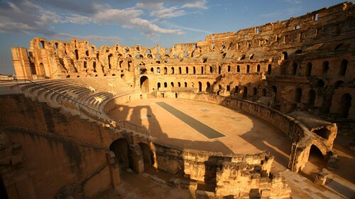 20230822@为罗马建筑“起立欢呼” 埃尔杰姆露天剧场，突尼斯
